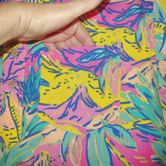 Chubbies The Nutter Polo Shirt Mens Size L Hawaiian Limited Edition Tropical USA - Picture 3 of 12